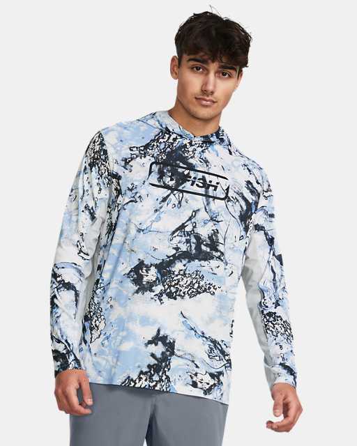 Chandail à capuchon et motif camouflage UA Fish pour hommes